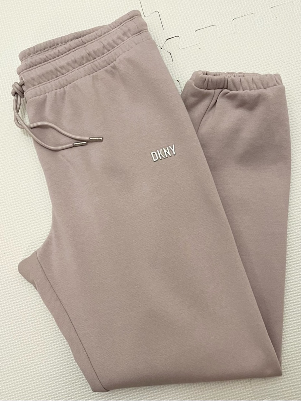DKNY Fleece Joggers Dusty Lilac Pink Size S